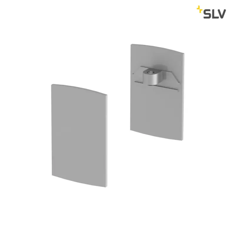 SLV H-PROFIL Endkappen, silber Preis Gesenkt
