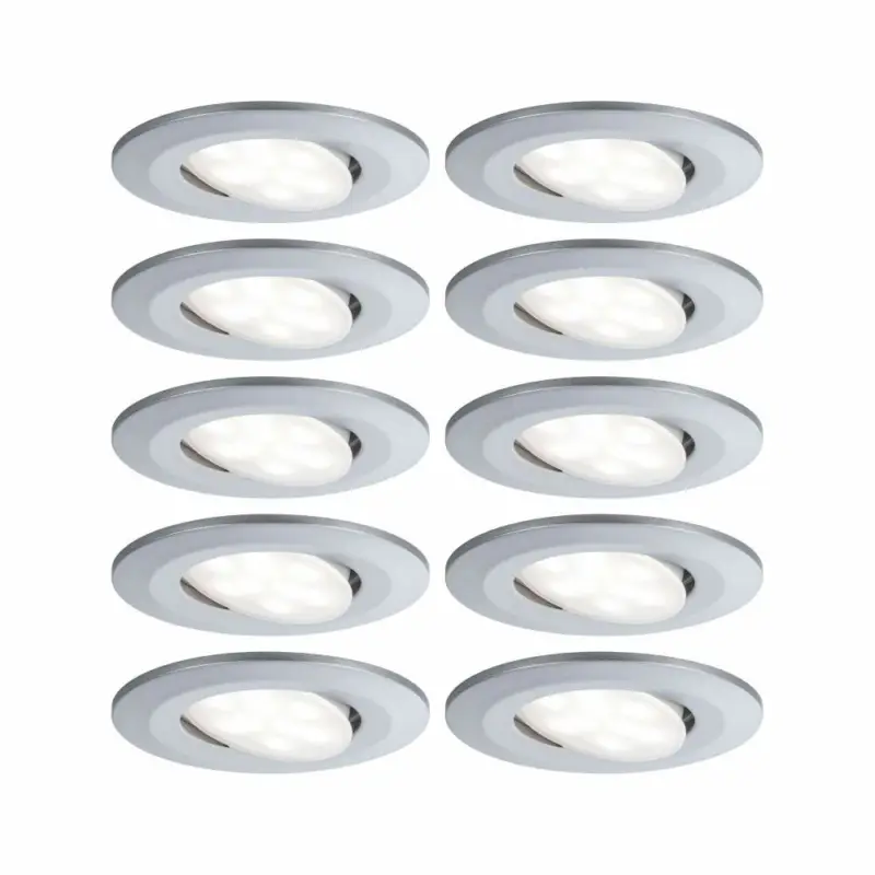 Top-Preis Paulmann Einbauleuchte LED Calla rund 10x5,2WChrom matt