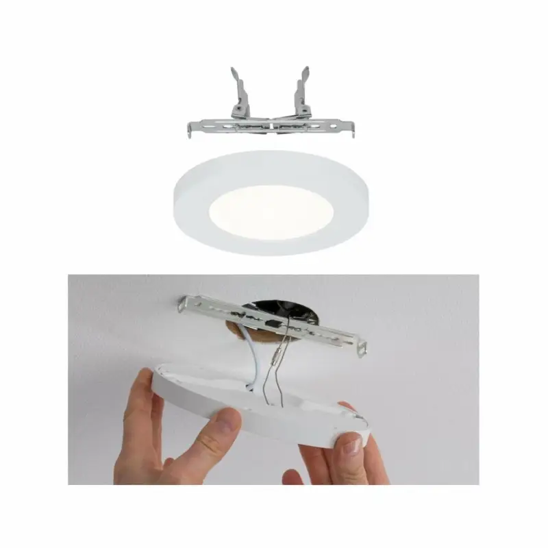 Bestpreis Paulmann LED Einbaupanel Cover-it rund 3.000K 6W Weiß