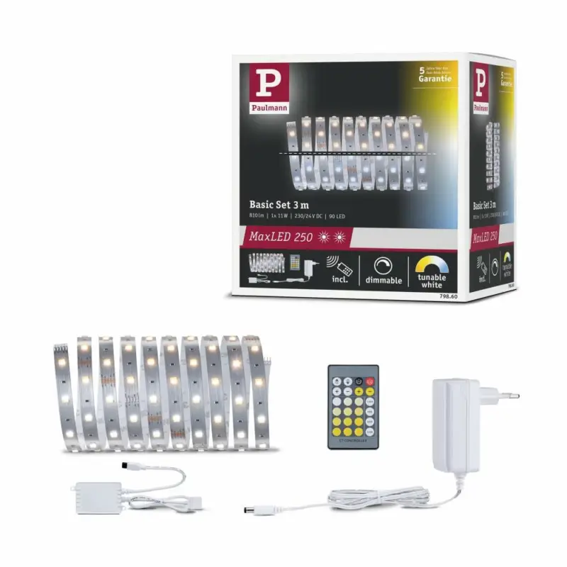Paulmann MaxLED 250 Basisset unbeschichtet 3m TunableWhite Ausverkauf