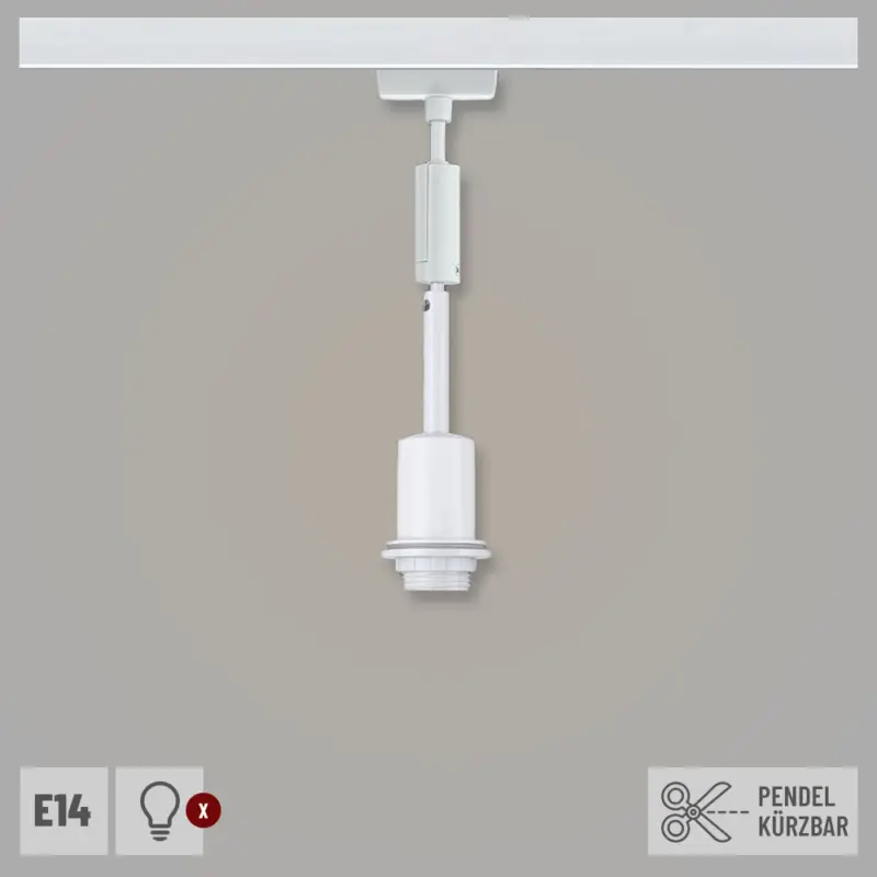 Paulmann URail DecoSystems Basis Pendel Weiß E14 max. 20W Sonderangebot