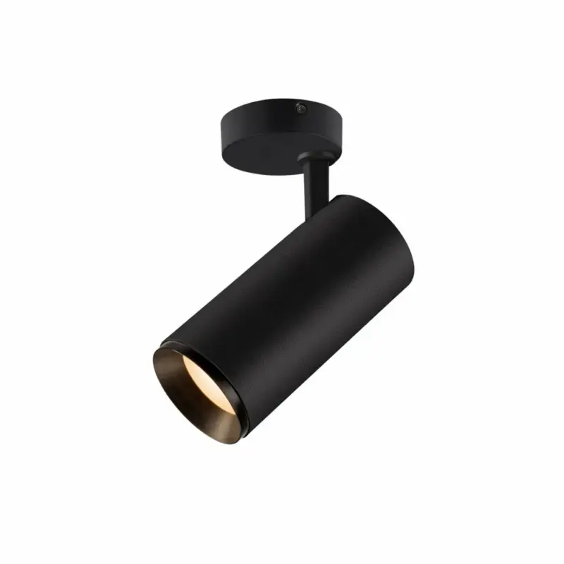 Neuheit SLV NUMINOS SPOT DALI L, Indoor LED Deckenaufbauleuchte schwarz/schwarz 3000K 36°