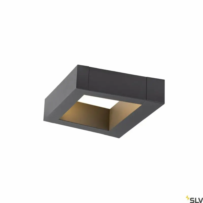 SLV BOOKAT, Wandaufbauleuchte anthrazit 15W 3000/4000K Markenprodukt