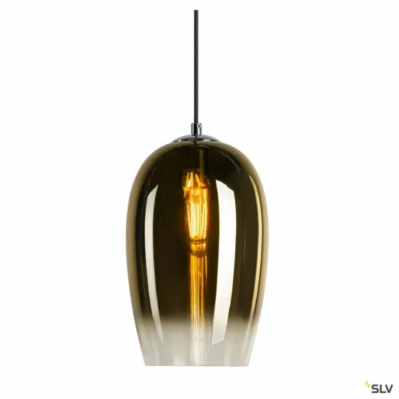 SLV PANTILO OVAL PD, E27 Pendelleuchte, gold Knallerangebot