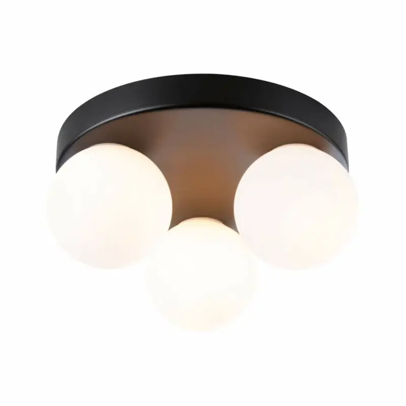 Highlight Paulmann Selection Bathroom Deckenleuchte Gove IP44 G9 230V max. 3x20W dimmbar Schwarz matt#Satin