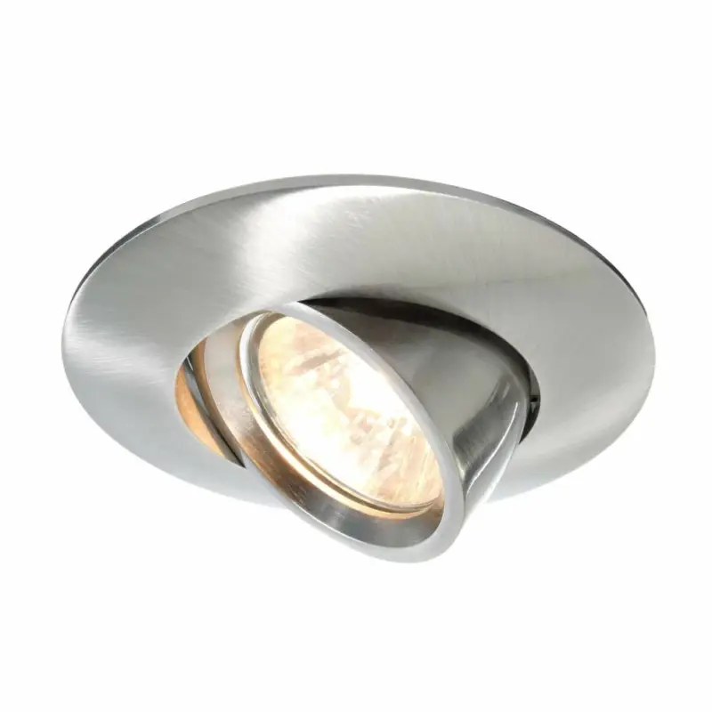 Begrenztes Angebot Deko-Light Deckeneinbauring, Swing Rund, Tilt, 1x max 50 W MR16, Silber, Spannungskonstant, 12 V/AC/DC
