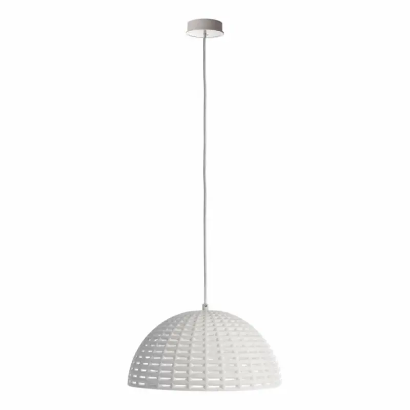 Preisknaller Deko-Light Pendelleuchte, Basket II 350 mm, 1x max. 40 W E27, Weiß, 220-240 V/AC, 50 / 60 Hz