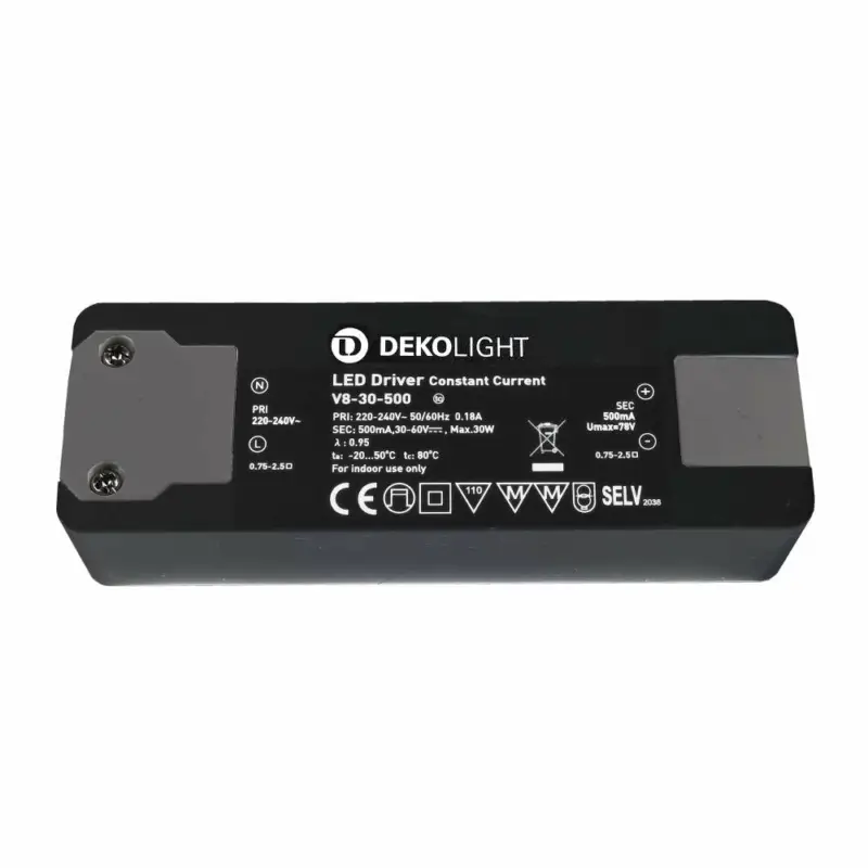 Begrenztes Angebot Deko-Light Deko-Light, Netzgerät (CC, DC), BASIC, CC, V8-30-500mA/30W, Stromkonstant, 15,0-30,0 W, 220-240 V/AC