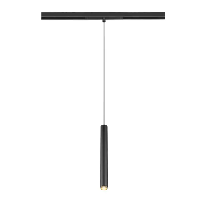 Letzte Chance SLV GRIP! S, 48V Pendelleuchte, Pendellänge 200cm, 3000 K, 29°, DALI, schwarz / gold