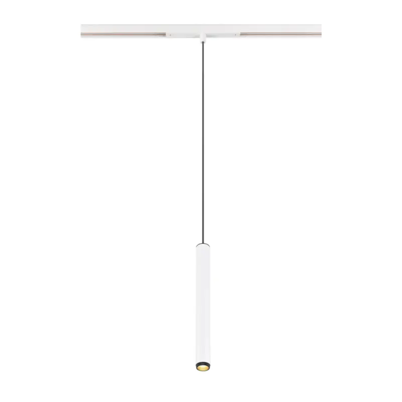 SLV GRIP! S, 48V Pendelleuchte, Pendellänge 200cm, 2000-3000 K, 29°, DALI, Dim-to-Warm, weiß / schwarz Neu