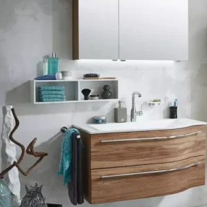 Laguna Set-Waschtischunterschrank mit Waschtisch und Spiegelschrank „Laola“, ,, Kostenfreie Lieferung