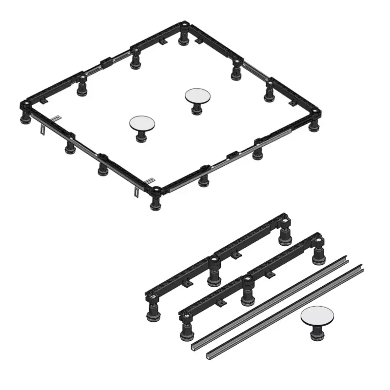 Set-Montagerahmen für Duschwannen bis 125 × 200 cm Neue Kollektion
