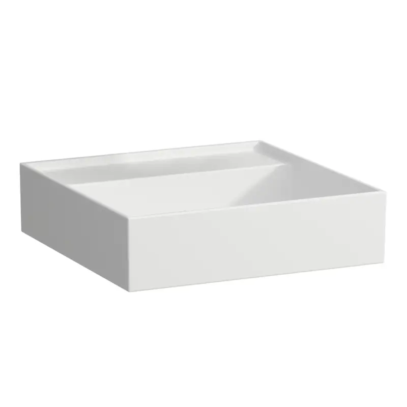 Handwaschbecken Kartell • 460x460x150 1 Hahnloch ohne Überlauf weiß Knallerangebot