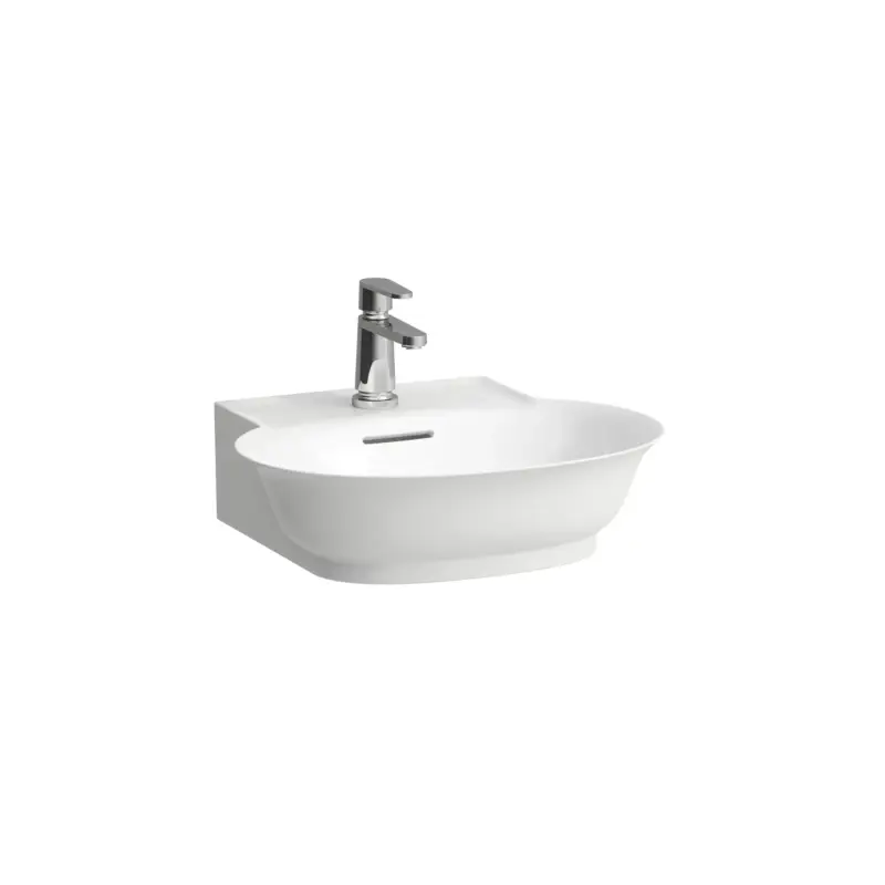 Aufsatzhandwaschbecken THE NEW CLASSIC 450x500x170 1 Hahnloch mit Überlauf weiß Sofort Bestellen