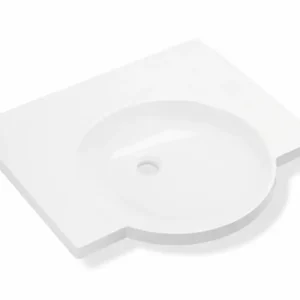Begrenztes Angebot HEWI Waschtisch PG87, Mineralguss, alpinweiß, 600x550mm