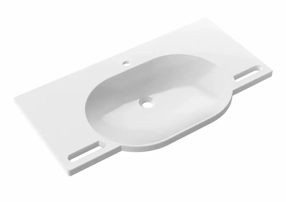 Saisonangebot HEWI Waschtisch PG87 alpinweiß, B:1000mm, T:550mm