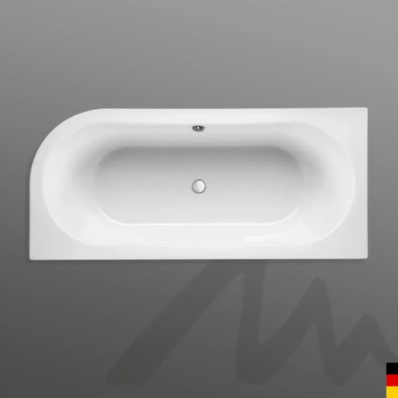 Aktuell Mauersberger Badewanne „primo 1 duo“ 1700 × 750 mm, rechts in Weiß