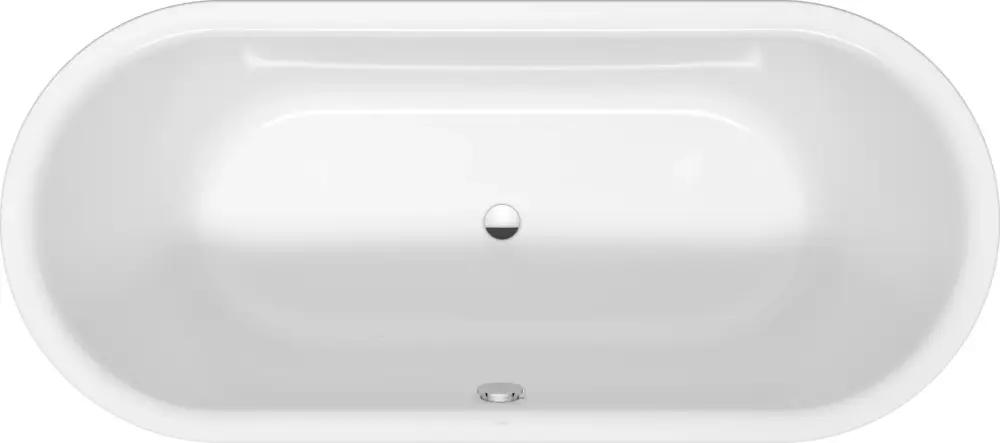 Badundu Badewanne oval 1800 × 800 mm, Mittelablauf Sonderaktion