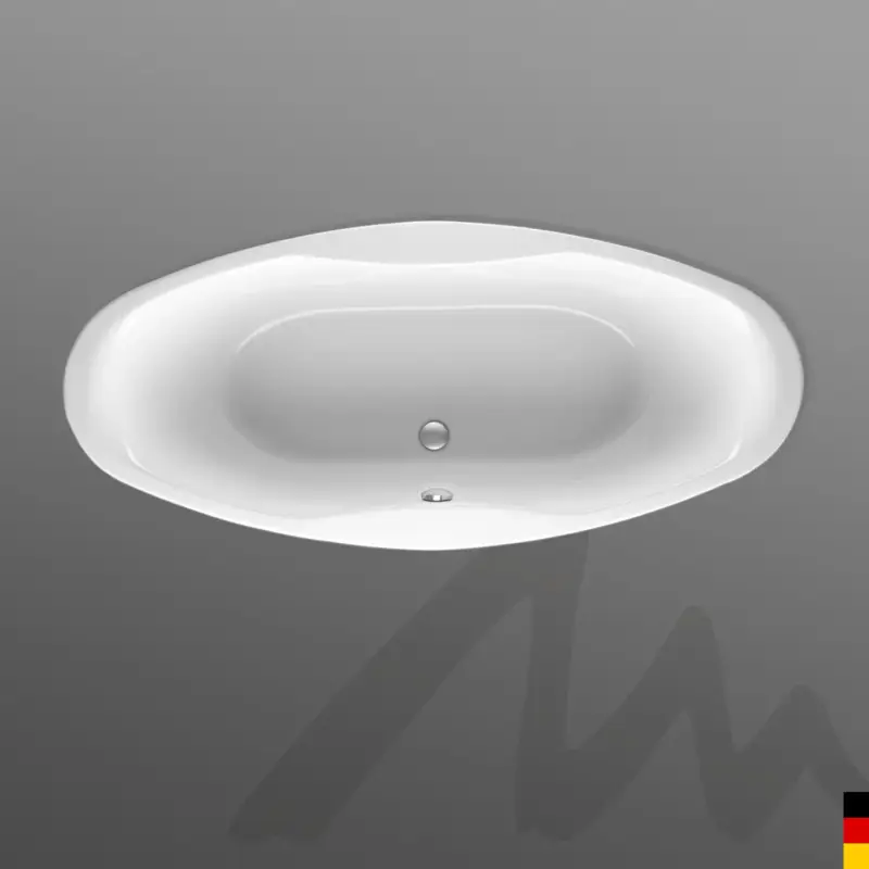 Mauersberger Badewanne „ubesa“ 1800 × 800 mm in Weiß Preiswert