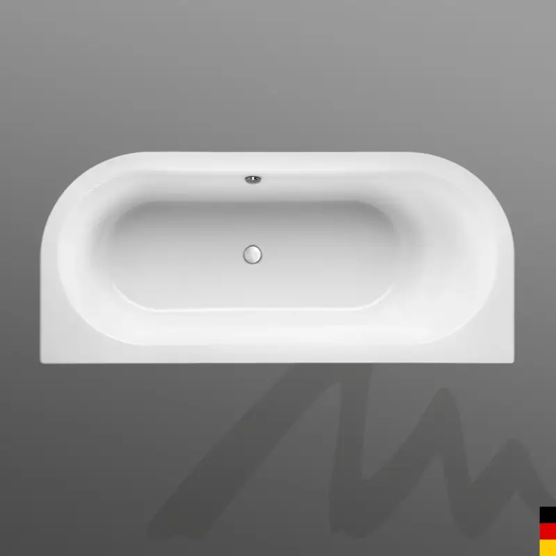 Abverkauf Mauersberger Badewanne „primo 2 uno“ 1700 × 750 mm in Weiß