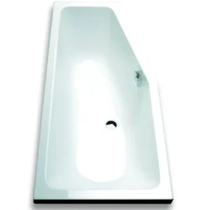 Kostenloser Versand Hoesch Badewanne „Combi“ trapez 160 × 70 cm, links in Weiß