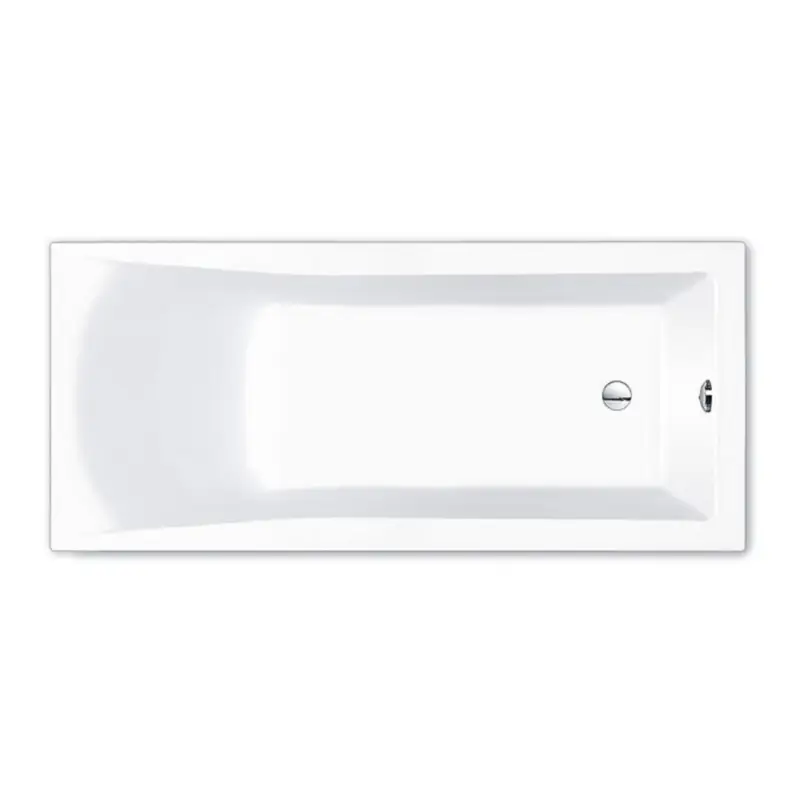 repaBAD Badewanne „Arosa Ergo“ rechteck 1800 × 800 mm, Fußablauf in Weiß Jetzt Kaufen