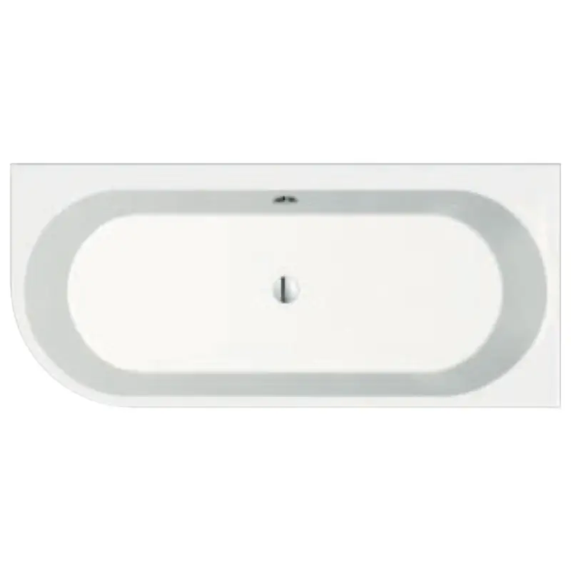 repaBAD Badewanne „Livorno Oval F“ freistehend oval 1800 × 800 mm, Mittelablauf in Weiß Jetzt Bestellen