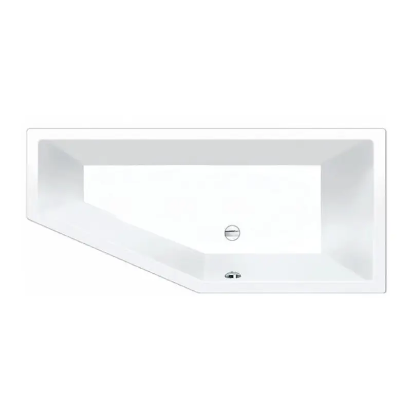 Günstig repaBAD Badewanne „Livorno Eco“ trapez 1600 mm, links in Weiß
