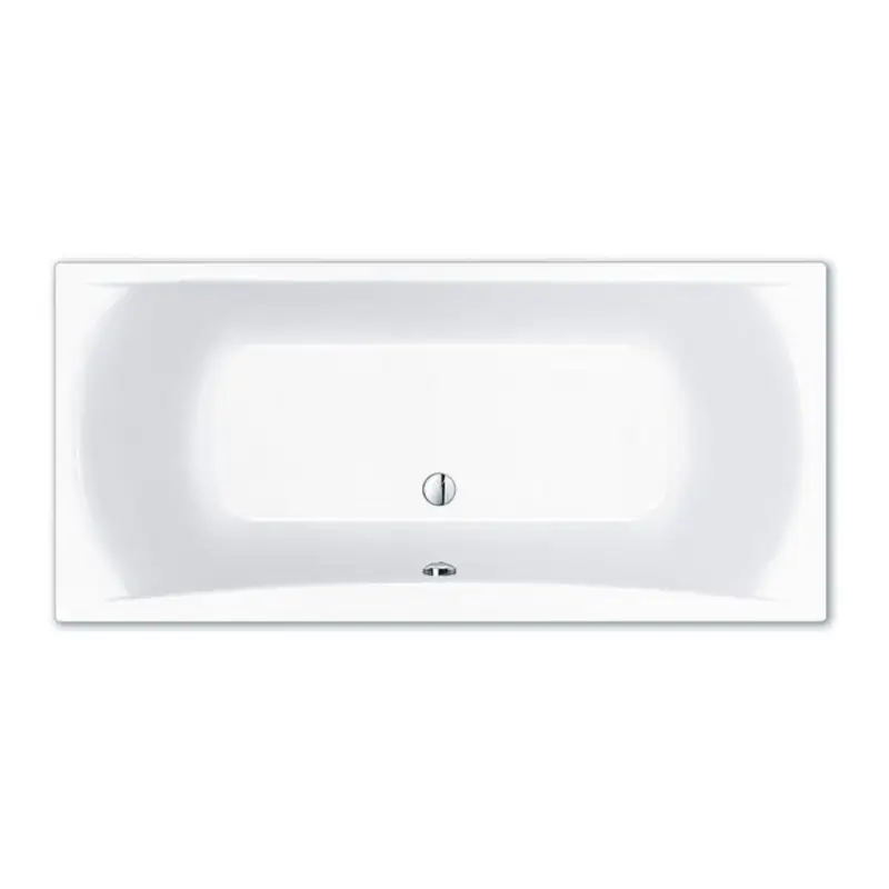 repaBAD Badewanne „Arosa“ rechteck 1700 × 750 mm, Mittelablauf in Weiß Meistverkauft