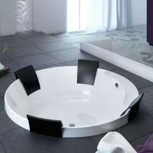 Sale Hoesch Badewanne „Aviva“ rund ⌀ 180 × 48,5 cm in Weiß