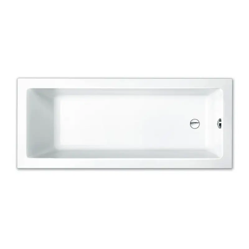 repaBAD Badewanne „Livorno Mono“ rechteck 1700 × 800 mm in Weiß Zertifiziert