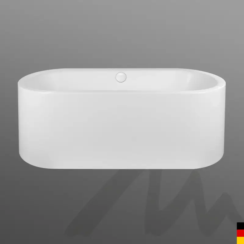Mauersberger Badewanne „teres uno“ 1800 × 800 mm in Weiß Angebot