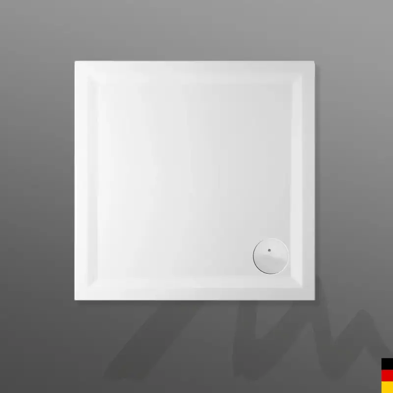 Finale Aktion Mauersberger Duschwanne „litop“ 1000 × 1000 mm in Weiß
