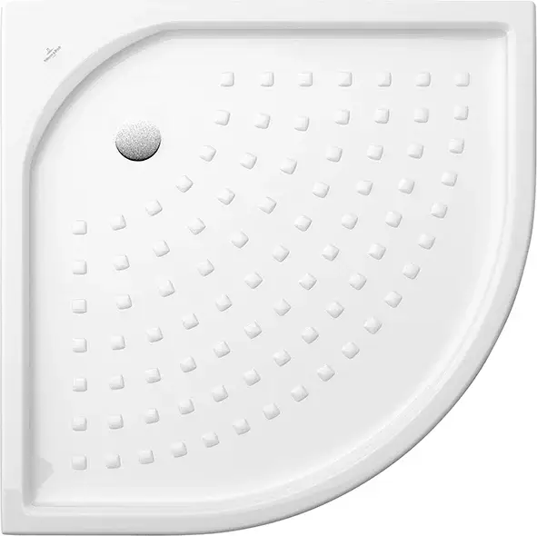 Villeroy & Boch O.novo Viertelkreis-Duschwanne 900x900x55mm Weiß Alpin Knallerangebot