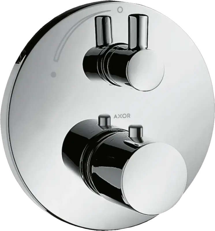 Beliebt Hansgrohe AXOR Uno Thermostat Unterputz mit Absperrventil, Chrom