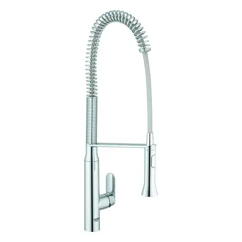 Einhand-Spültischbatterie K7 32950, Einlochmontage, herausziehbare SpeedClean Profibrause, Höhe 674 mm, eigensicher Finale Aktion