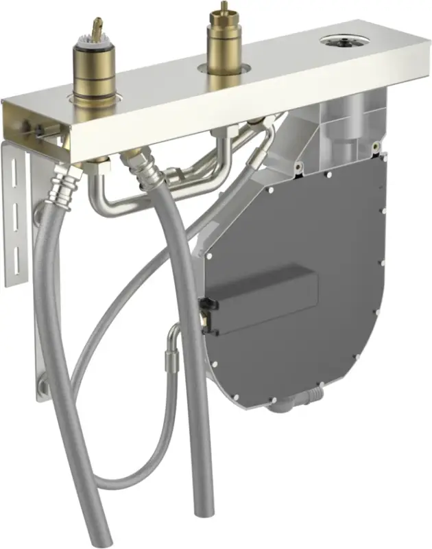 Bestpreis HansaCOMPACT UP-Rohbauset Bade- und Brausearmatur Wannenarmatur Chrom DN20