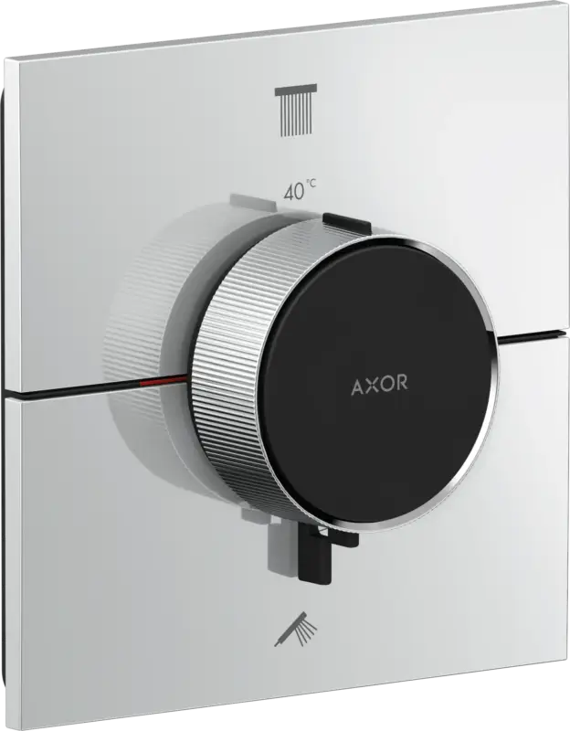 Solange Der Vorrat Reicht Hansgrohe AXOR ShowerSelect ID Thermostat Unterputz eckig für 2 Verbraucher Chrom