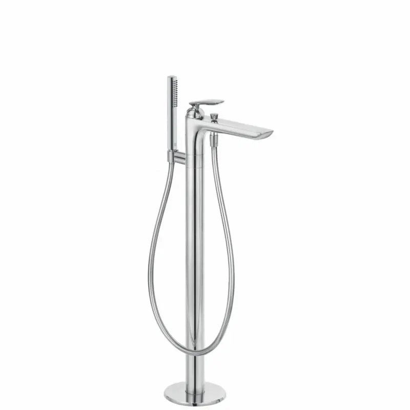 Kludi BALANCE Stand-Wannenfüll- und Brause-Einhandmischer in Chrom, DN 15, für freistehende Wannen mit automatischer Umstellung zwischen Brause und Wanne Kostenfreie Lieferung
