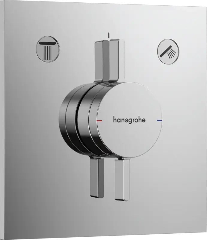 Hansgrohe DuoTurn E Mischer Unterputz für 2 Verbraucher Chrom Beliebt