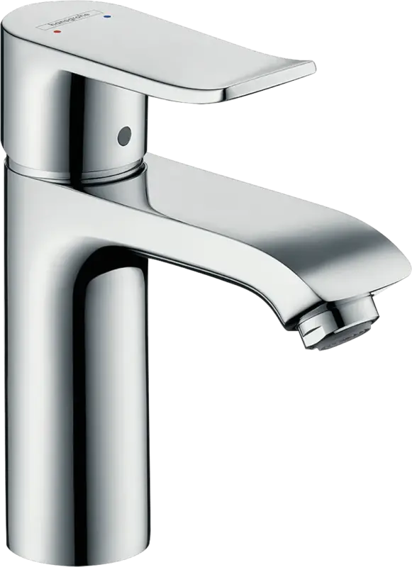 Hansgrohe Mischer Metris Einhebel-Waschtischmischer 110 LowFlow 3,5 l/min mit Zugstangen-Ablaufgarnitur Chrom Highlight