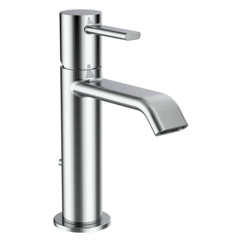 Einhebel-Waschtischmischer MEDA Festauslauf Ausladung 110 mm mit Ablaufventil chrom Begrenztes Angebot