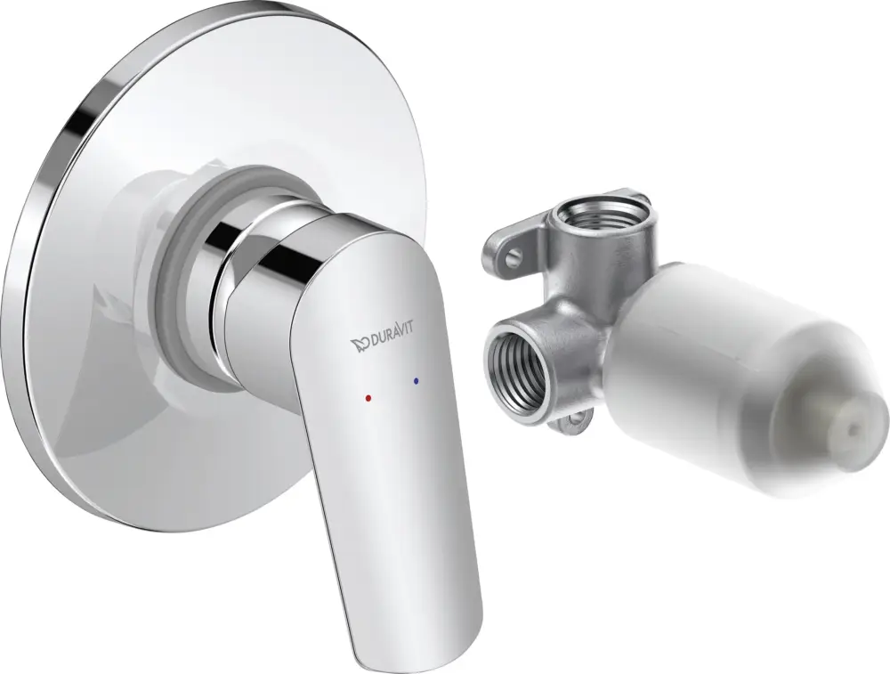 Markenprodukt Duravit Einhand-Unterputz-Armatur „No.1“ in Chrom