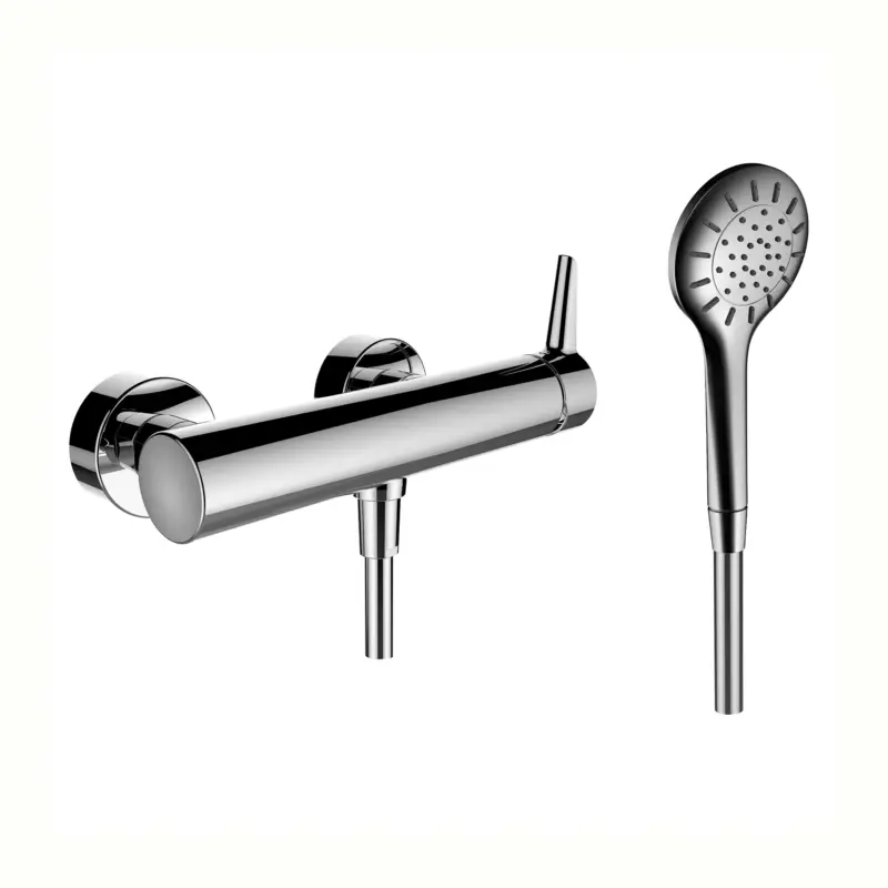 Einhebel-Brausemischer Aufputz PURE mit Zubehör Kunststoffschlauch 1500 mm und Handbrause MyTwin100 chrom Jetzt Bestellen