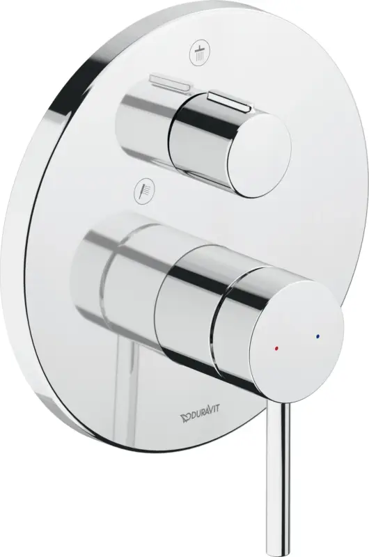 Neu Duravit Einhand-Unterputz-Armatur „Circle“ in Chrom