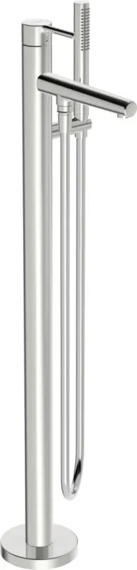 Ausverkauf HansaVANTIS Style EHM Badebatterie mit Standrohr 5483 Ausladung 209 mm Chrom