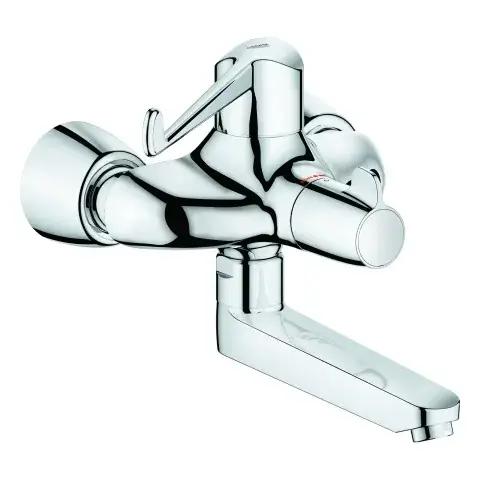 Thermostat-Waschtischbatterie Grohtherm Special 34020_1, für Armhebelbetätigung, Wandmontage, Ausladung 255 mm Preis Gesenkt