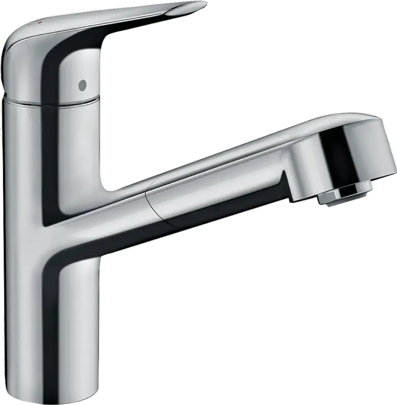 Letzte Chance Hansgrohe Focus M42 Einhebel-Küchenmischer 150, EcoSmart, Ausziehauslauf, 1jet, Chrom