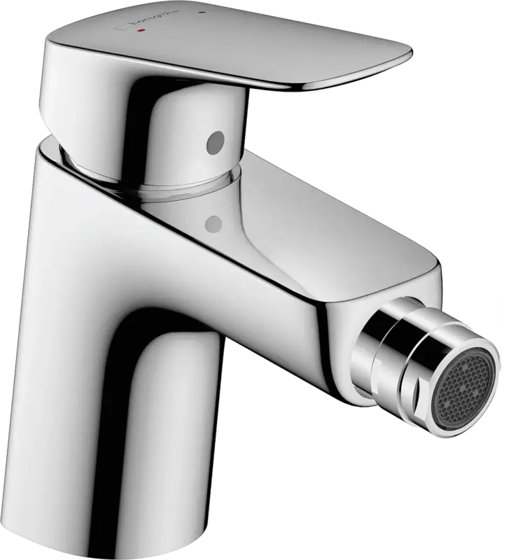 Hansgrohe Logis Einhebel-Bidetmischer 70 mit Zugstangen-Ablaufgarnitur, Chrom Markenware