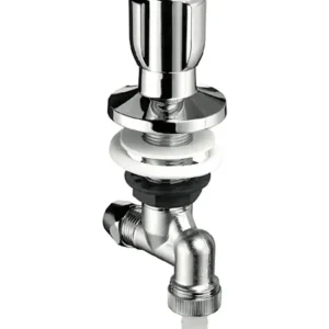 Kostenloser Versand Spültischventil COMFORT, Rückflussverhinderer RV, Rohrbelüfter RB, Ø 10 mm (DN 15 G 1/2 AG), Schlauchverschraubung Ø 14,5 mm (DN 20 G 3/4 AG), chrom